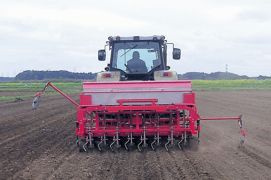 汎用高速播種機 ニプロ NSX800-0L 米 稲 乾田直播 麦 大豆 溝切 施肥 播種 覆土 通販